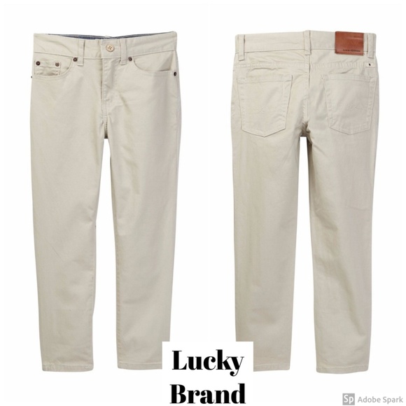 Lucky Brand Boys 5 Pocket Stretch Twill Pant